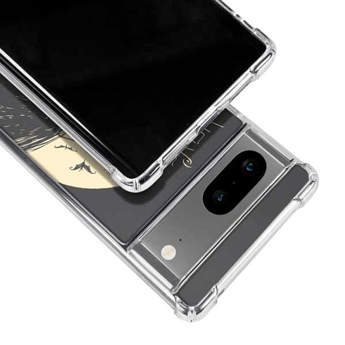 Disney The Nightmare Before Christmas Jack and Sally Meant to Be Google Pixel 7a Clear Case